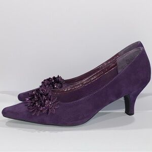 It’s OK! Purple Embellished Pumps
